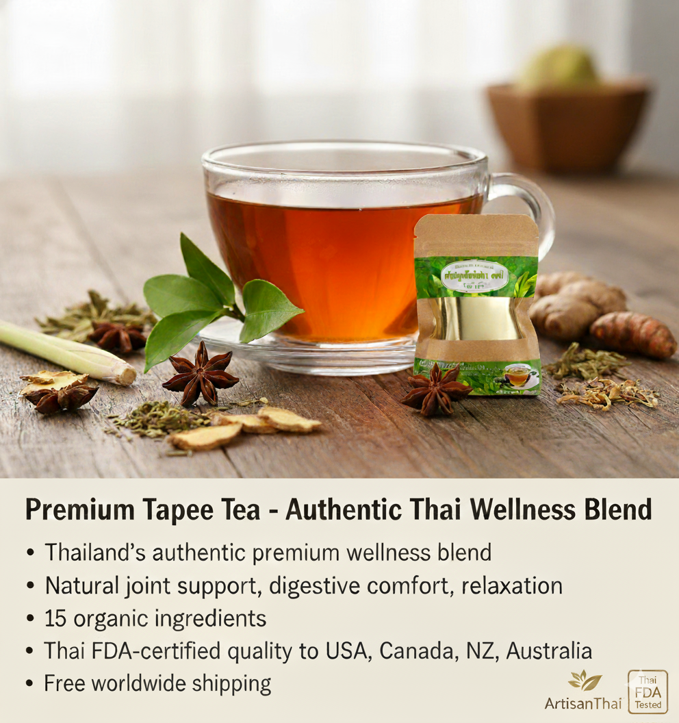 tapee tea organic thai herbal wellness blend