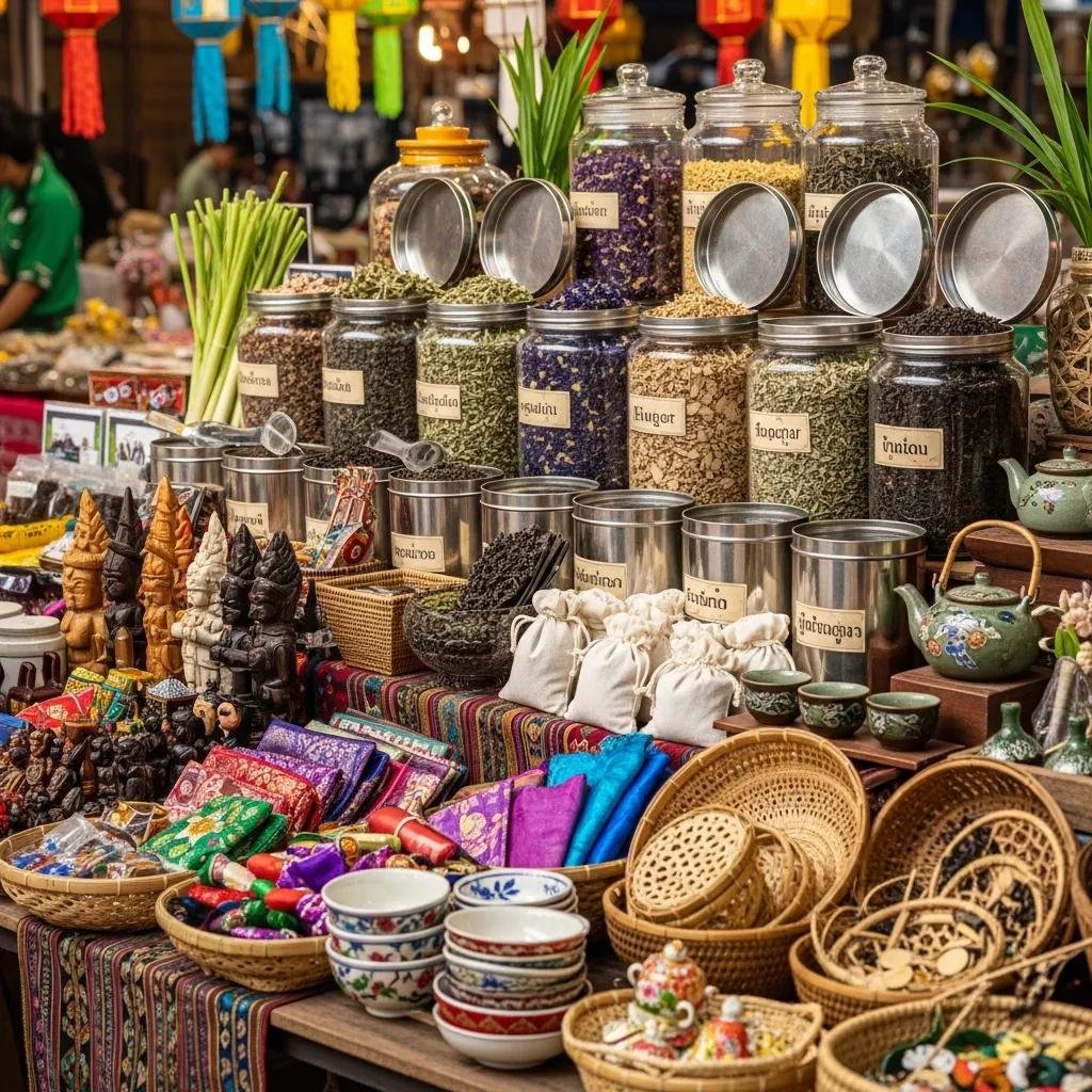 Discover Our Bulk Purchase Pricing Options for Authentic Thai Handicrafts 4 Diverse range of Thai products available for bulk purchase, showcasing quality and variety