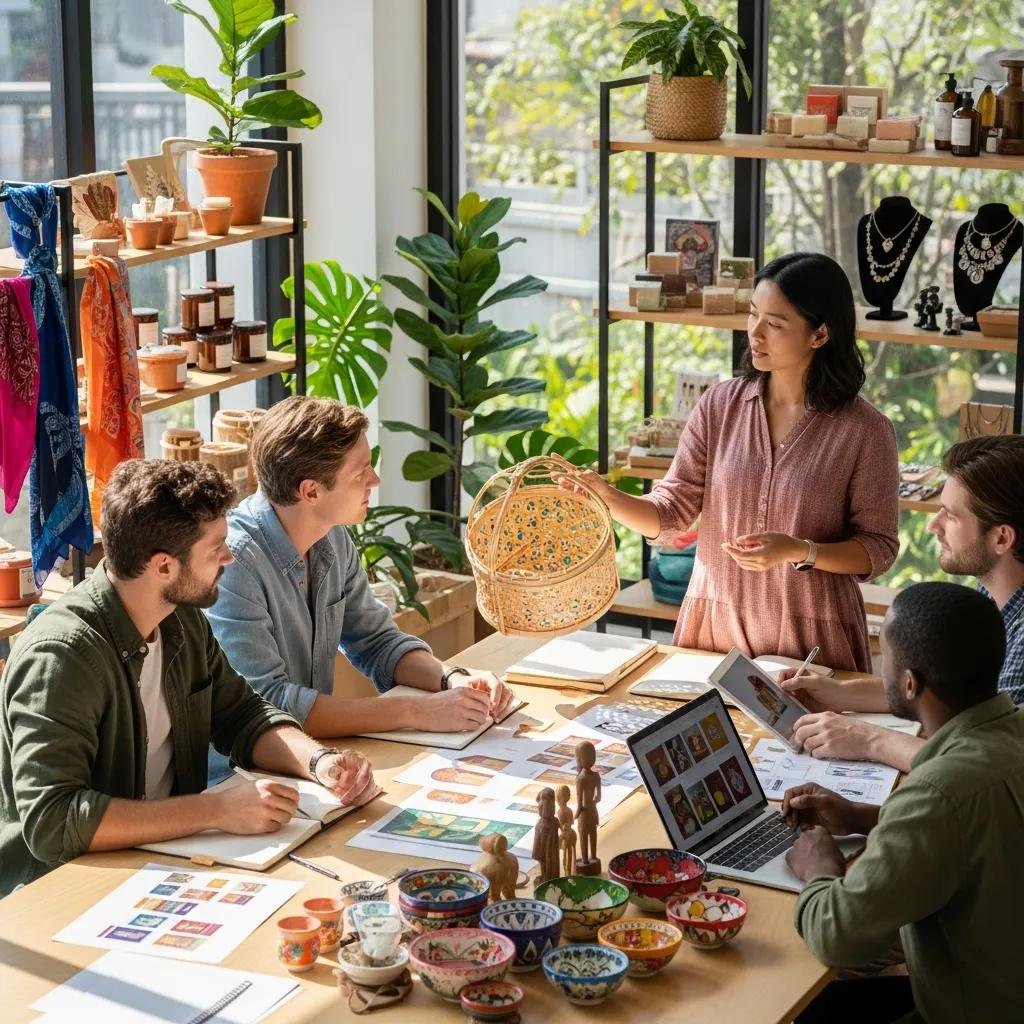 Join Our Team: Career Opportunities at ArtisanThai 2 diverse team collaborating in a workspace with thai handicrafts and wellness products 48b86121 ff91 485b b4ef 541ccd03a540