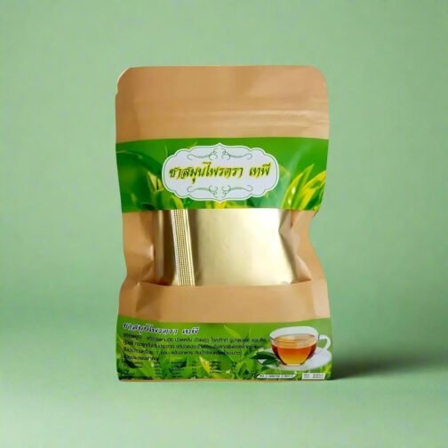 ArtisanThai Thai herbal tea pack on a green backdrop