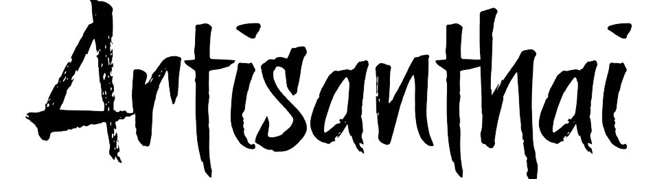 ArtisanThai herbal tea logo in black font