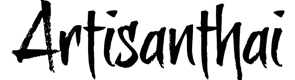 ArtisanThai herbal tea logo in black font
